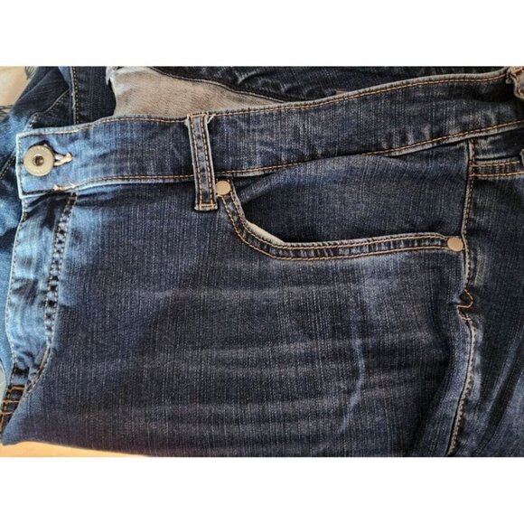Torrid Blue Skinny Jeans Plus Size 26 S Short Cotton Distressed Vintage stretch - Picture 12 of 14